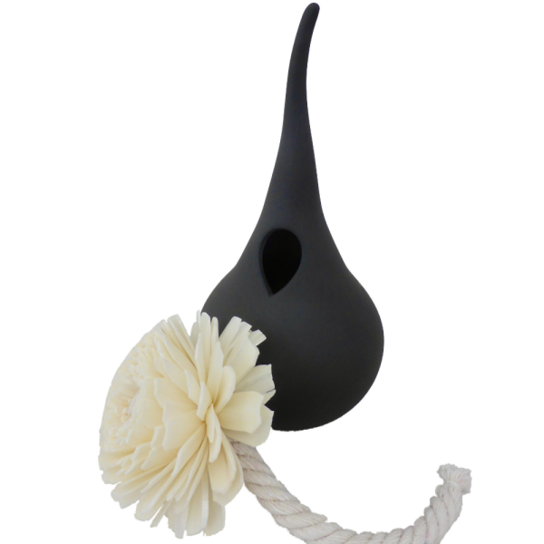 Keramik Vase Sirikit - mit Blüte